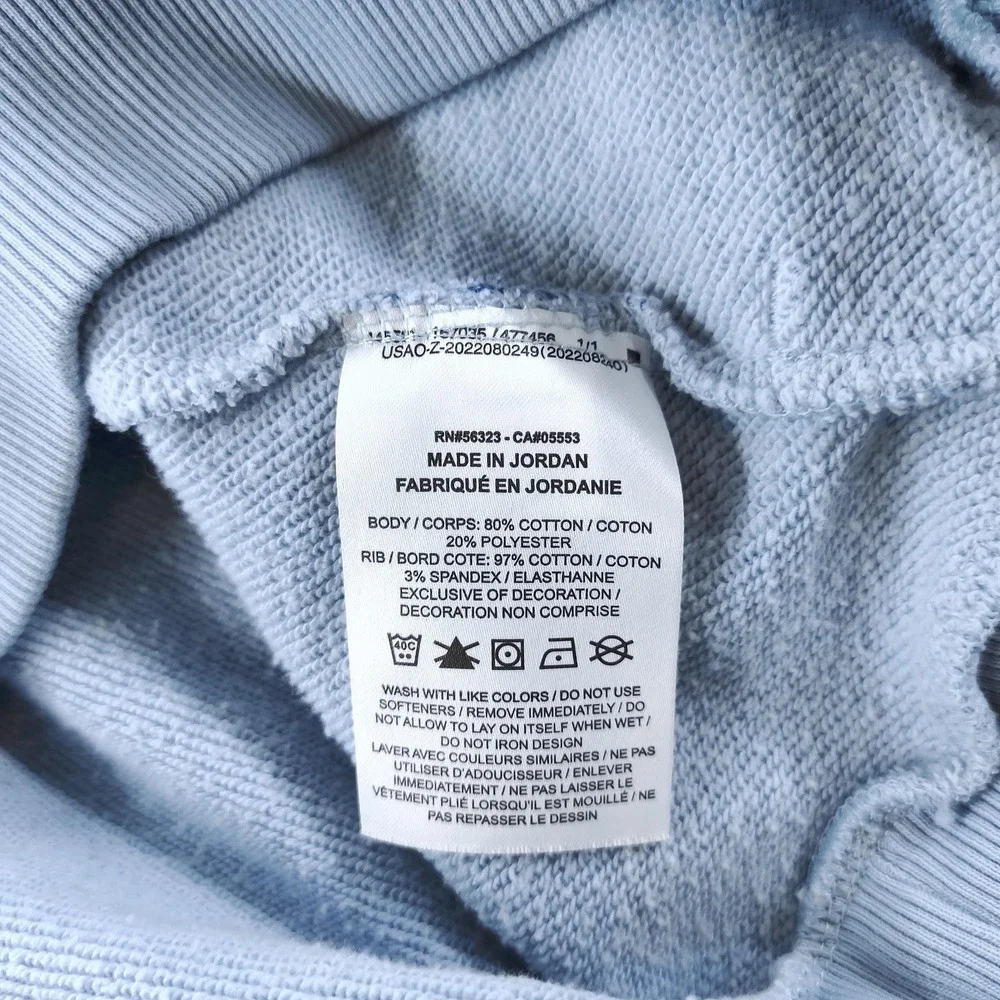 Nike Sportswear Hoodie Kids XL Blue All Over Logo Graphic Pullover FN8741-440